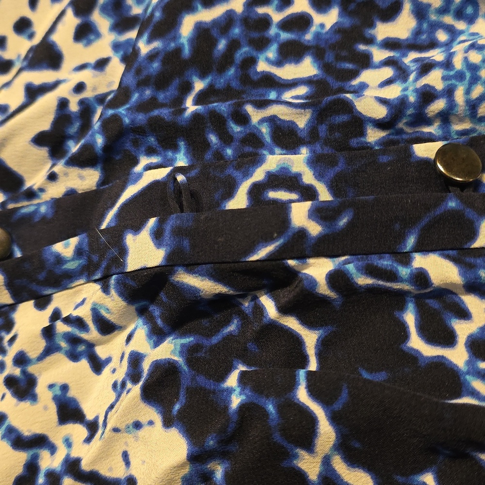 Intermix Silk Abstract Patterned Romper - image 7